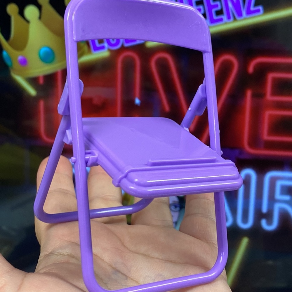 Mini Foldable Chair Phone/Tablet Stand